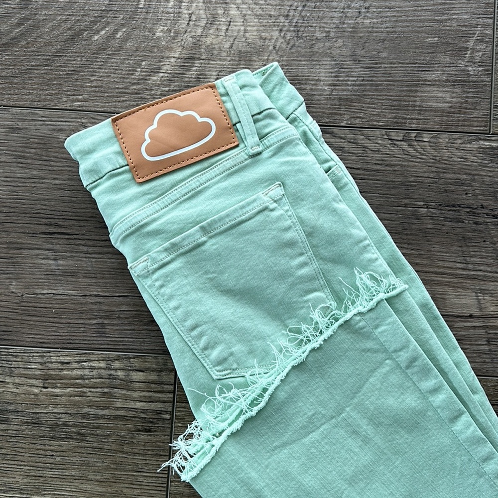 Frame Denim — Le Crop Mini Boot Spring Green - Picture 4 of 4